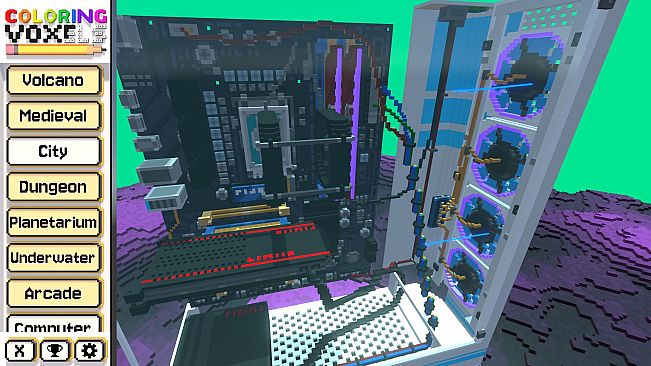 Coloring Voxels - Computer Pack