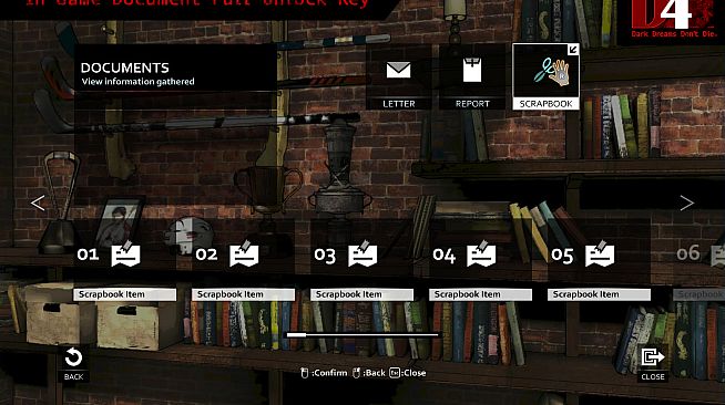 D4: In Game Document Full Unlock Key