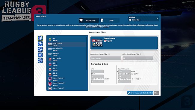 Rugby League Team Manager 3