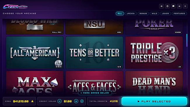 Cyber Video Poker