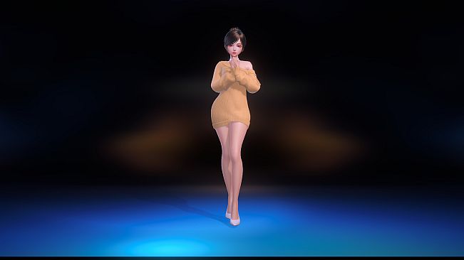 Angel Legion-DLC Off-Shoulder Sweater (Yellow)