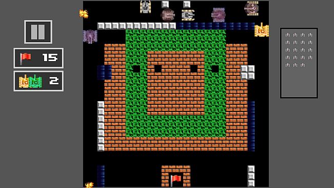 Tank Shoot 2D - Battle to save City Flag