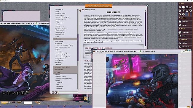 Fantasy Grounds - Interface Zero 3.0: The Game Master's Guide to 2095