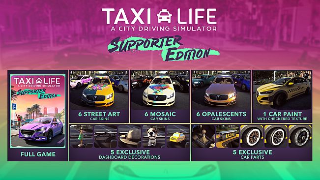 Taxi Life: A City Driving Simulator - Supporter Pack