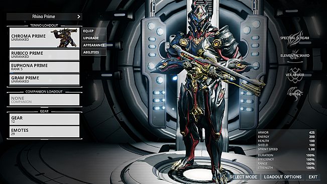 Warframe Chroma Prime Access: Effigy Pack