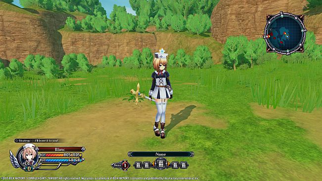 Cyberdimension Neptunia: 4 Goddesses Online - White Heart Hair Tie