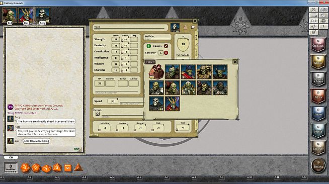 Fantasy Grounds - PixelFigs Half-Orcs Token and Portrait Pack