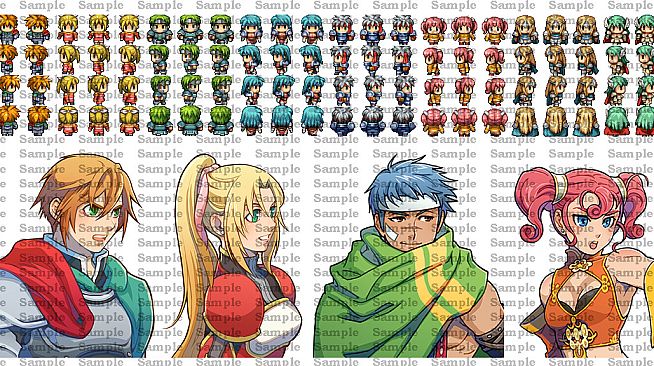 RPG Maker MV - VX Ace ＆ XP Hero Pack