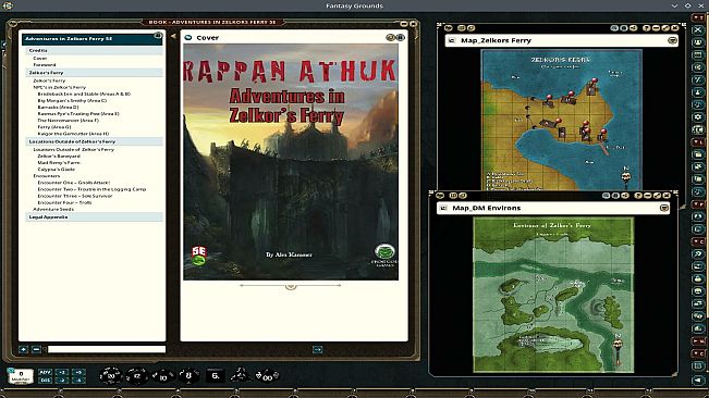 Fantasy Grounds - Rappan Athuk - Adventures in Zelkor's Ferry