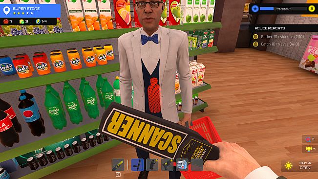 Supermarket Guard Simulator