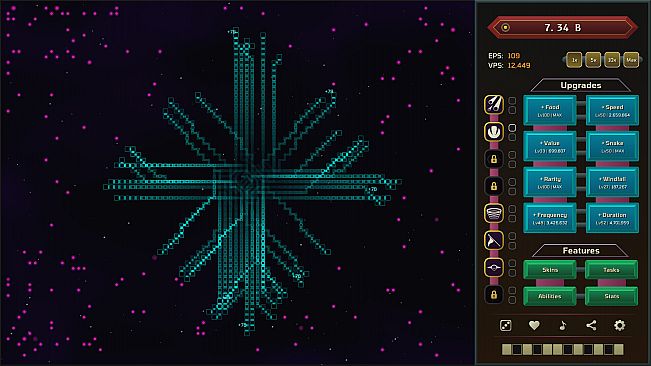 Auto Snakes in Outer Space