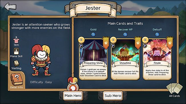 3 Minute Heroes - Jester & Necromancer Heroes + Skins