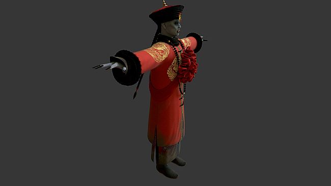 怨灵小僵-“灵婚—顾江·绛袍砗磲帽”服饰（外传剧情皮肤）