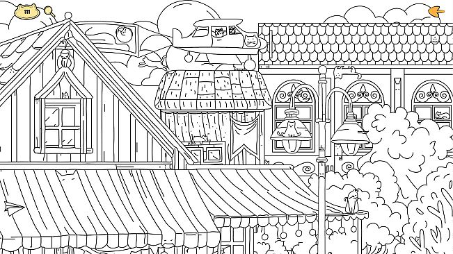 Small Town Filled With Cats