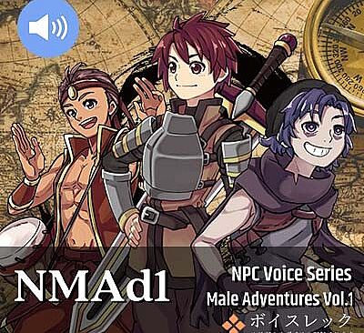 RPG Maker MZ - NPC Male Adventurers Vol.1