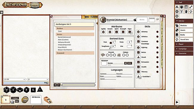 Fantasy Grounds - Pathfinder(R) for Savage Worlds: Archetype Set 3