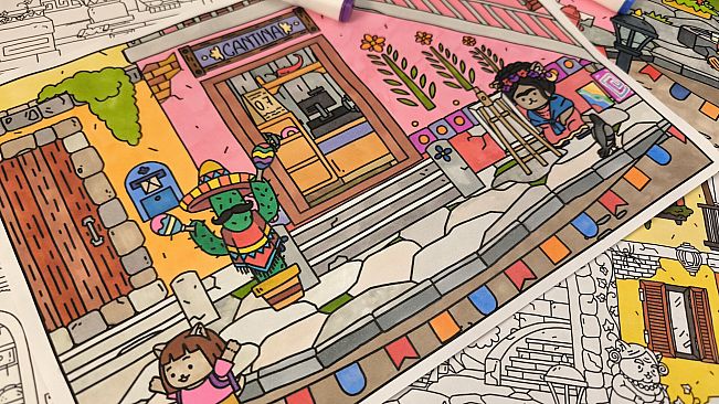 FIND ALL 8: The road to the Maya - Coloring Book