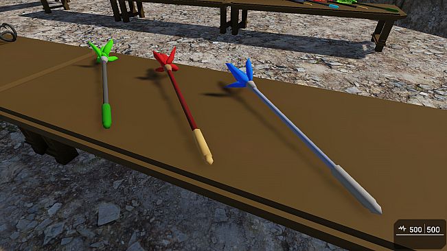 GameGuru MAX Low Poly Asset Pack - Mage Weapons: Melee