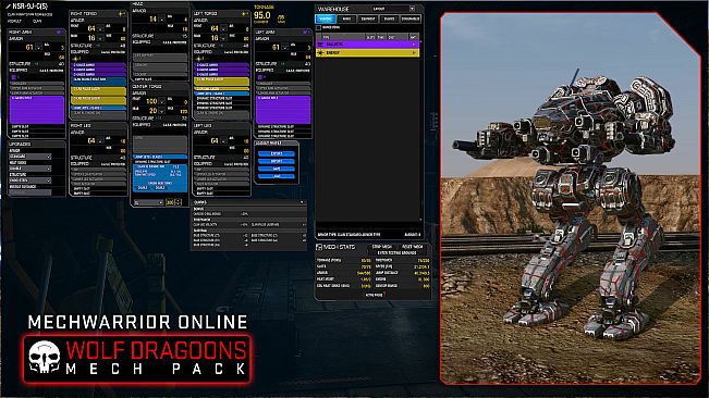 MechWarrior Online - Wolf Dragoons Mech Pack