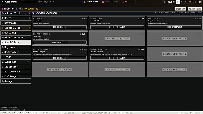 Fleet Manager: Logistics Simulator