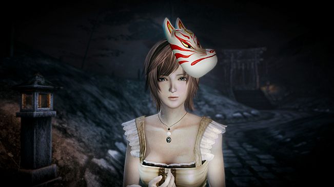 FATAL FRAME / PROJECT ZERO: Mask of the Lunar Eclipse Ruka/Misaki/Choshiro-Exclusive Accessory (Spirit Stone Flashlight Hat & Fox Mask)