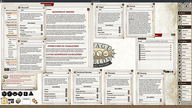 Fantasy Grounds - Horror Companion (SWADE)