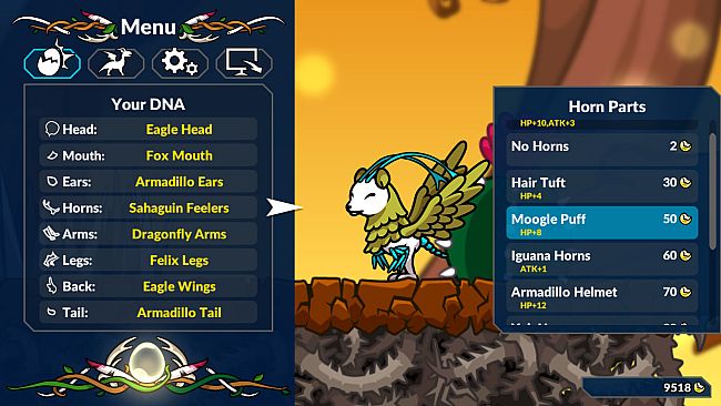 Miscreation: Evolve Your Creature!