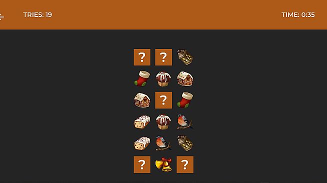 Classic Memory Game - Winter