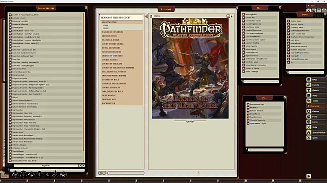 Fantasy Grounds - Pathfinder RPG - Pathfinder Companion: Heroes of the High Court