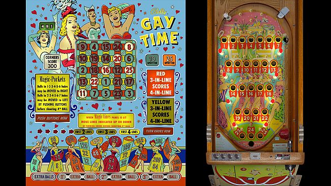 Bingo Pinball Gameroom - Bally Gay Time