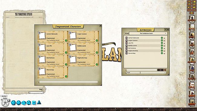 Fantasy Grounds - Stone and a Hard Place: The Tombstone Seven (Savage Worlds)