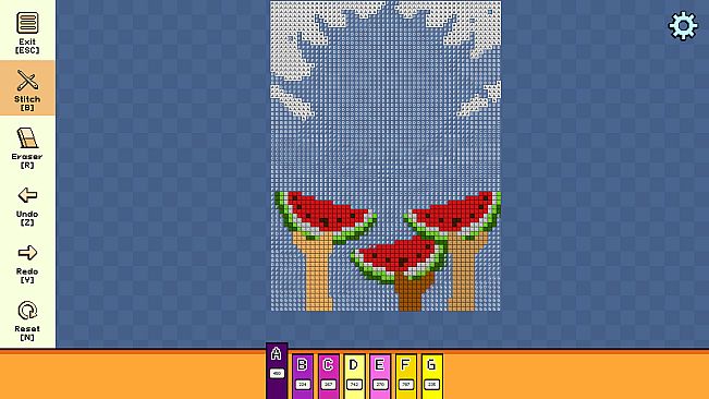 Pixel Cross Stitch - Summer Pack 2