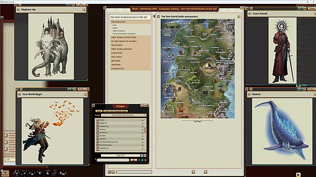 Fantasy Grounds - Pathfinder RPG - Campaign Setting: The First World, Realm of the Fey