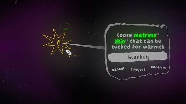 nick¹s recursive videogame⁴ about deciphering word¹⁶ puzzle⁷⁹s to discover your identity²⁵ and redefine the universe³¹⁸!