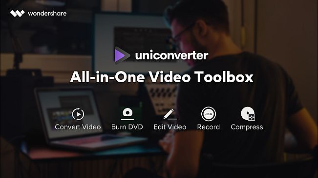 Wondershare Uniconverter-Video Converter, Video Editor, Video Compressor, Video Recorder, DVD Burner