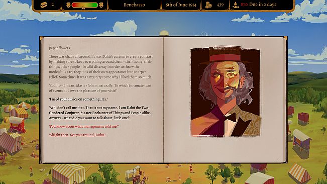 The Great Sassanelli – An Interactive Novel