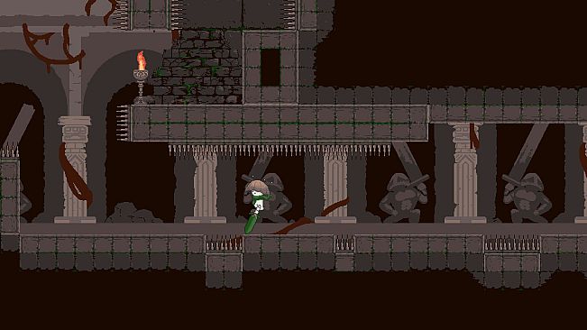 Mushroom Kid's Big Grass Sword