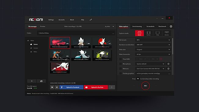 Action! - Gameplay Recording and Streaming