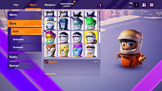 Worms Rumble - Spaceworm and Alien Double Pack