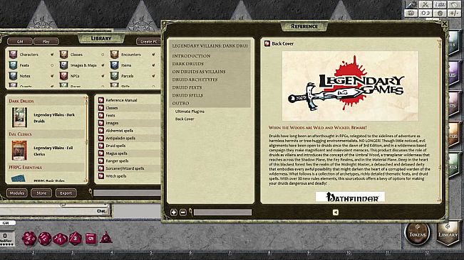 Fantasy Grounds - Legendary Villains: Dark Druids