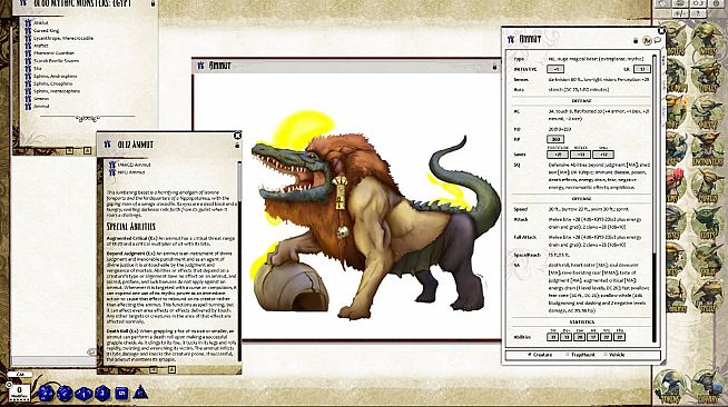Fantasy Grounds - Mythic Monsters #34: Egypt (PFRPG)
