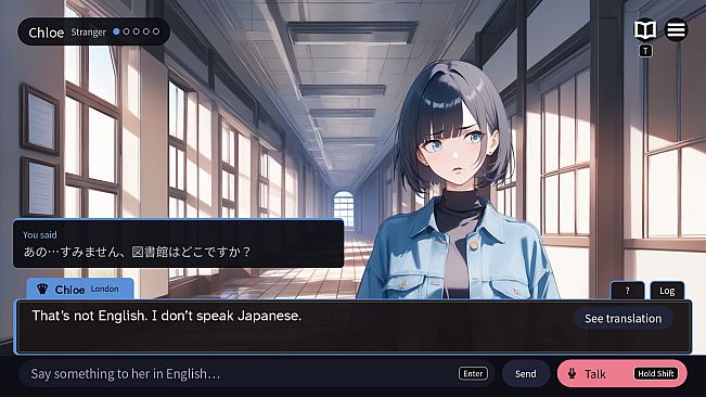 She Doesn't Speak My Language