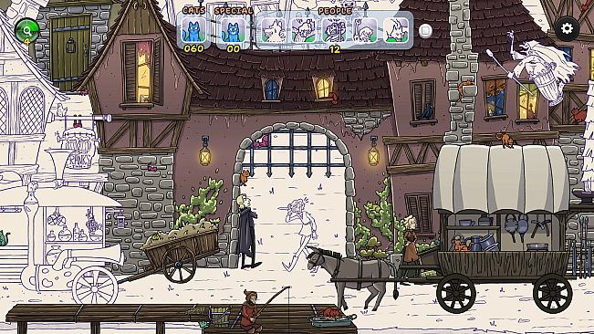 Hidden Cats in Spooky Village