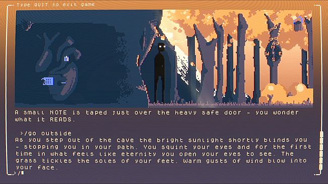 I doesn't exist - a modern text adventure