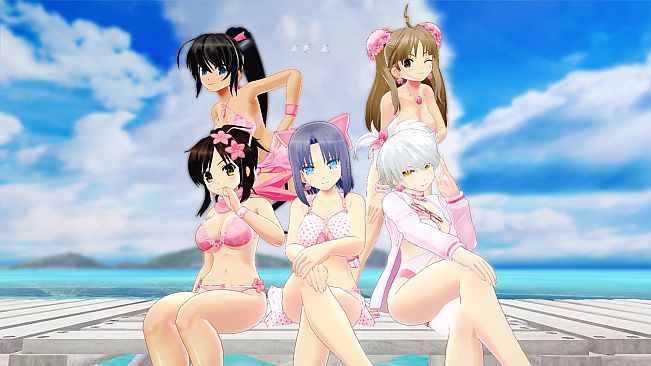SENRAN KAGURA Peach Beach Splash - Sakura Swimsuit Pack