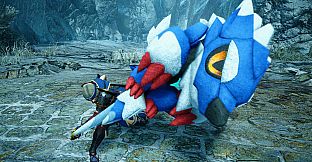 Monster Hunter Rise - "Stuffed Lunagaron" Hunter layered weapon (Switch Axe)