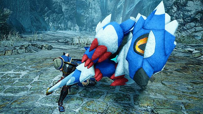 Monster Hunter Rise - "Stuffed Lunagaron" Hunter layered weapon (Switch Axe)