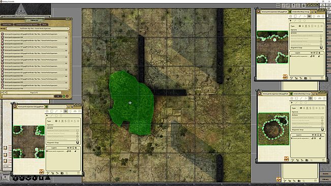 Fantasy Grounds - Pathfinder RPG - Flip-Tiles - Forest Perils Expansion