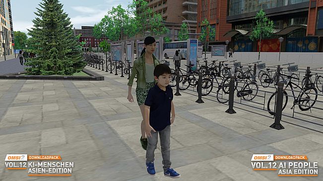 OMSI 2 Add-on Downloadpack Vol. 12 - AI People - Asia Edition