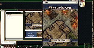 Fantasy Grounds - Pathfinder RPG - Pathfinder Flip-Mat: Village Assault